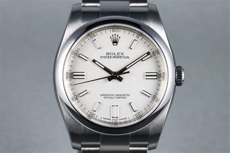 fs rolex 116000|FS: 2019 Rolex Oyster Perpetual 36 Ref: 116000 White/Silver .